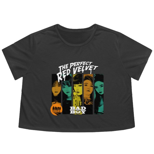 Discover RED VELVET Kpop Flowy Cropped Tees, Red Velvet Homage Flowy Cropped Tees,