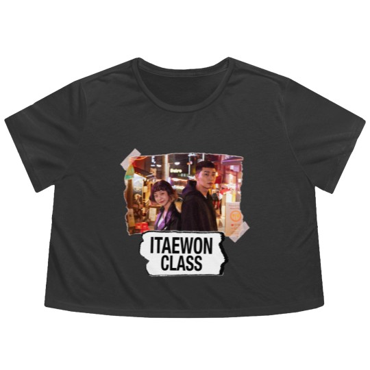 Discover Itaewon class Flowy Cropped Tees