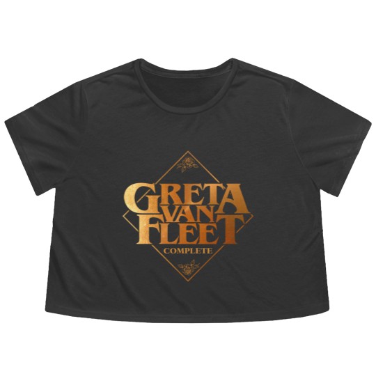 Discover Greta Van Fleet 2023 Rock Band Flowy Cropped Tees