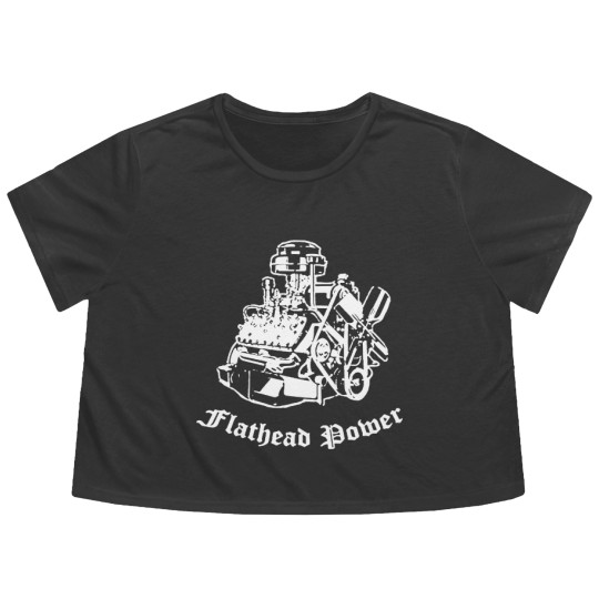 Discover Flathead power Flowy Cropped Tees