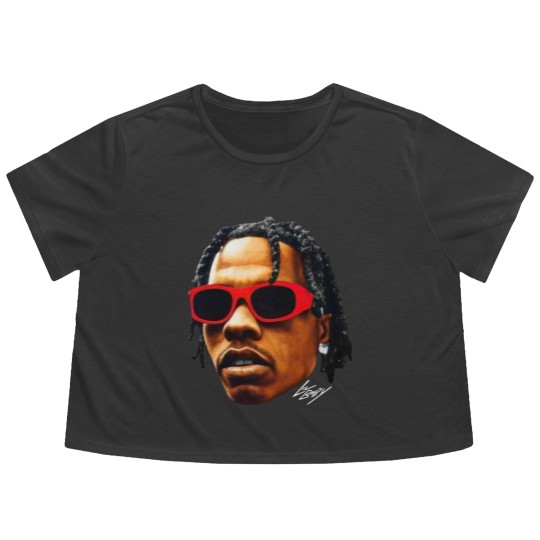 Discover LIL BABY Flowy Cropped Tees, Lil Baby Rap Flowy Cropped Tees Concert Merch