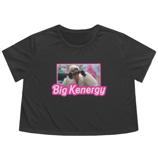 Discover I am Kenough Big Kenergy Flowy Cropped Tees, Barbie Inspired Flowy Cropped Tees