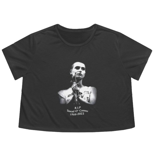 Discover Vintage Sinead O'Connor R.I.P Flowy Cropped Tees