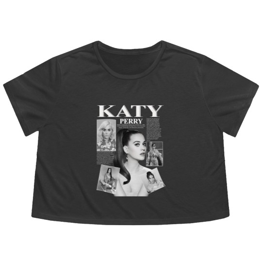 Discover Katy Perry Music Flowy Cropped Tees, Katy Perry Music Pop Flowy Cropped Tees, Katy Perry Concert 2023 Retro Gift