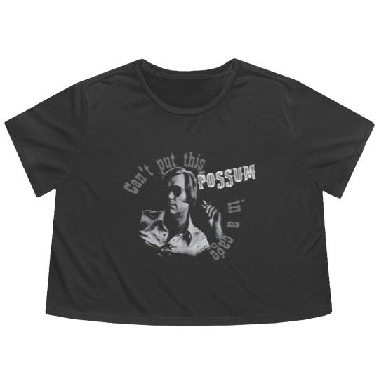 Discover George Jones Cant Put This Possum in a Cage Flowy Cropped Tees
