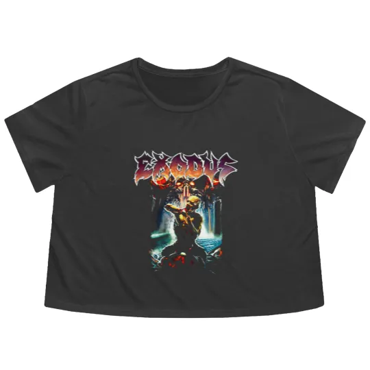 Discover Exodus Blood In Blood Out Flowy Cropped Tees