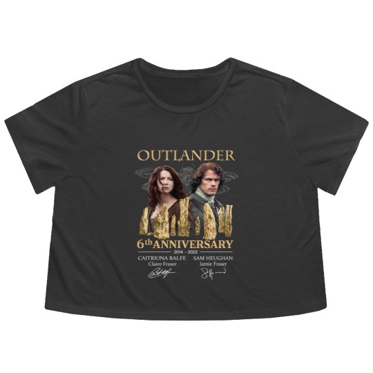 Discover Outlander 6th anniversary 2014-2022 Flowy Cropped Tees