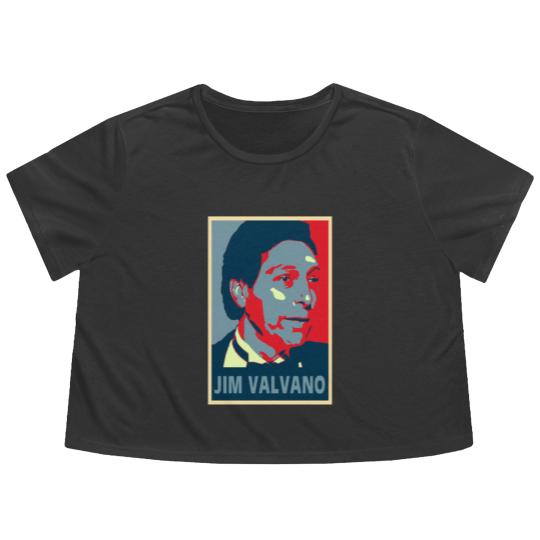 Discover Jim Valvano, Jim Valvano poster, Tribute Flowy Cropped Tees