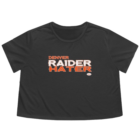 Discover Denver Raider Hater Flowy Cropped Tees