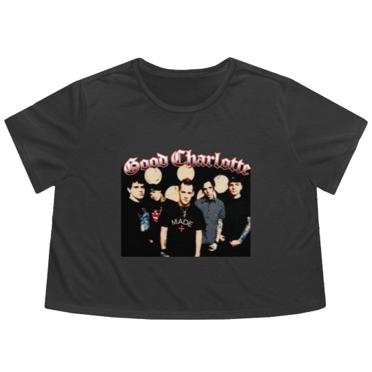Discover Vintage Good Charlotte Rock Band Flowy Cropped Tees
