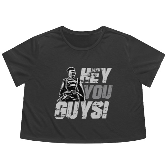Discover Hey You Guys! The Goonies Sloth Funny Truffle Shuffle One Eyed Willy Classic Movies Parody Flowy Cropped Tees