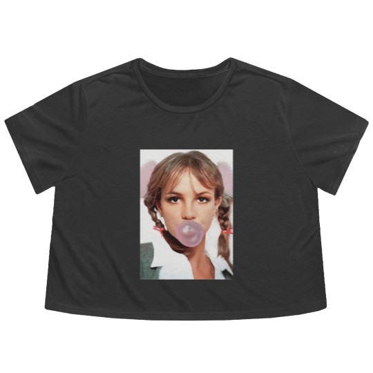 Discover Britney Spears photo Flowy Cropped Tees, Britney Spears Toxic Flowy Cropped Tees