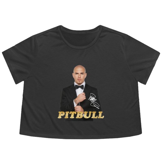 Discover Pitbull Rapper 2023 with Signature Flowy Cropped Tees