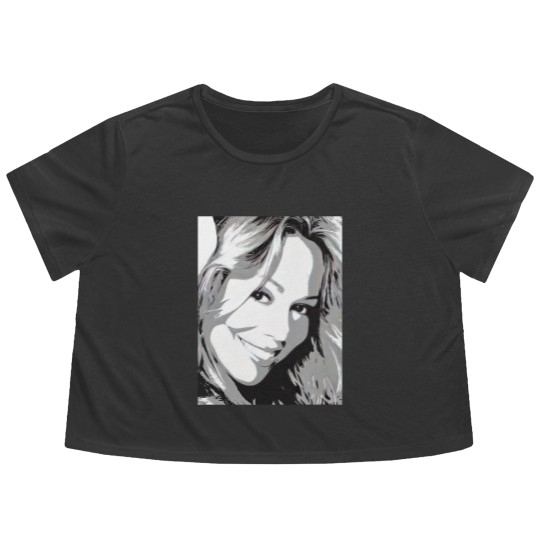 Discover Mariah Carey Flowy Cropped Tees