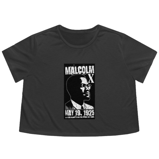 Discover Malcolm X Anniversary Flowy Cropped Tees/