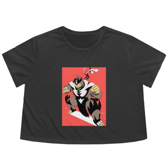 Discover Urshifu Master of Combat ready to fight Classic Flowy Cropped Tees