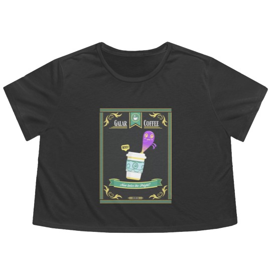 Discover Galarian Polteageist - Coffee Flowy Cropped Tees