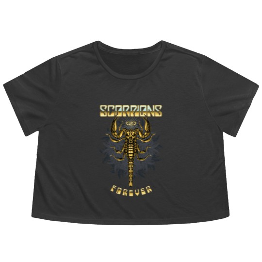 Discover Scorpions - Forever  Flowy Cropped Tees
