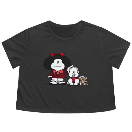 Discover Hermanos - Mafalda Feminista Frases Humor - Flowy Cropped Tees