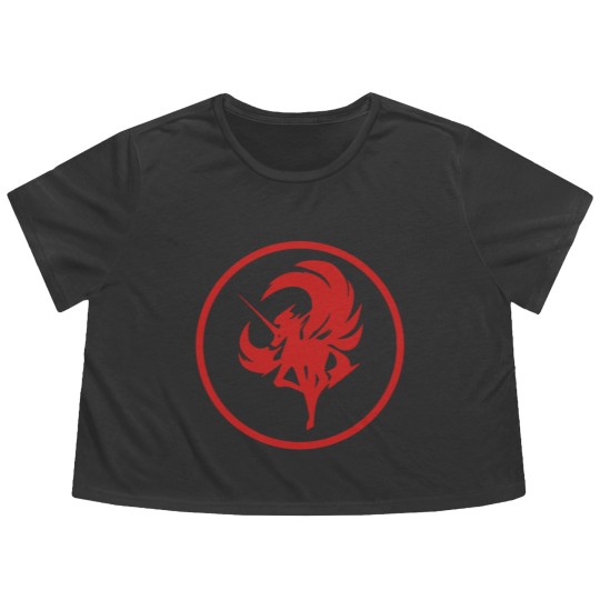 Discover Ace Combat - Alicorn Emblem Flowy Cropped Tees