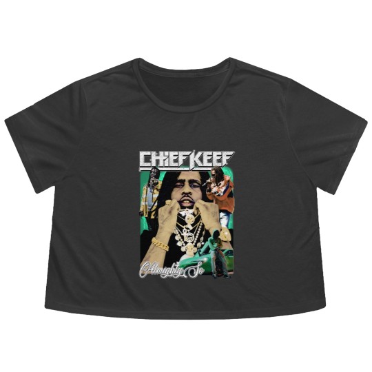 Discover Chief Keef Rap Flowy Cropped Tees, Vintage Rap Flowy Cropped Tees, Hip Hop Flowy Cropped Tees, Vintage Hip Hop Flowy Cropped Tees