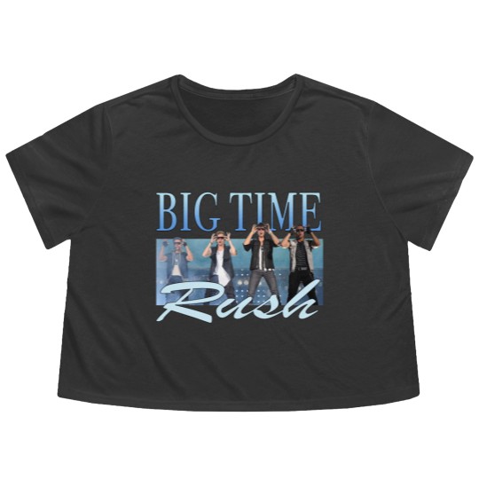 Discover Big Time Rush Retro Vintage Flowy Cropped Tees, Big Time Rush Flowy Cropped Tees