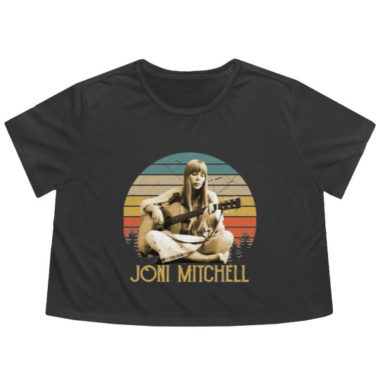Discover Joni Mitchell  Classic Flowy Cropped Tees