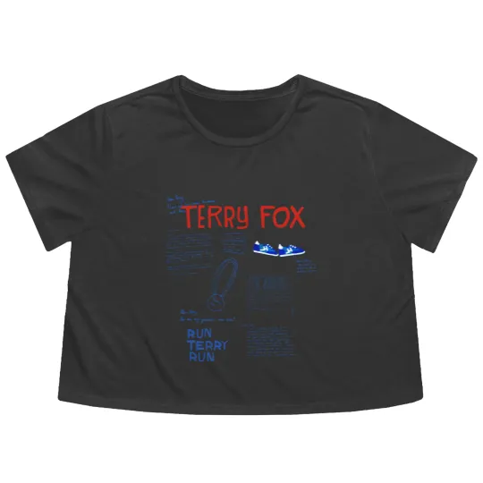 Discover Ryan Reynolds Terry Fox Flowy Cropped Tees for men women, Terry Fox Run Flowy Cropped Tees