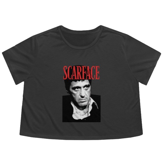 Discover Scarface Tony Montana Movie Flowy Cropped Tees