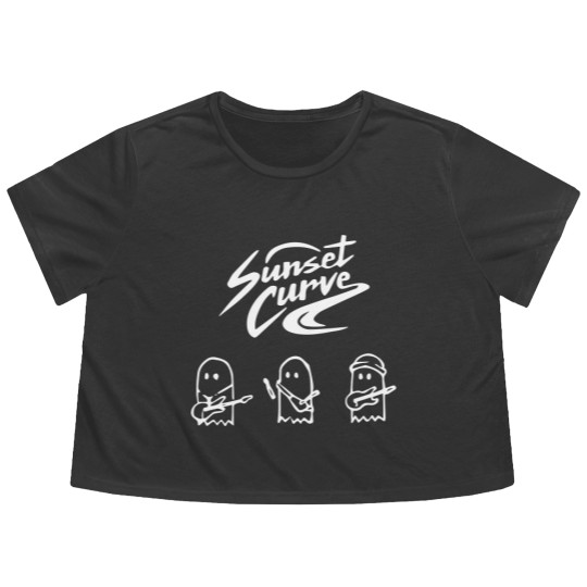 Discover Sunset Curve Flowy Cropped Tees, Music Band Flowy Cropped Tees, Julie And The Phantoms Tees