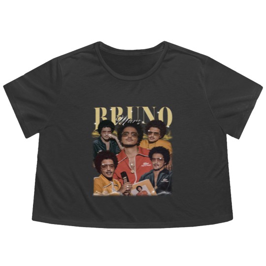 Discover Bruno Mars Music Flowy Cropped Tees, Bruno Mars Music Pop Flowy Cropped Tees, Bruno Mars Concert 2023 Flowy Cropped Tees