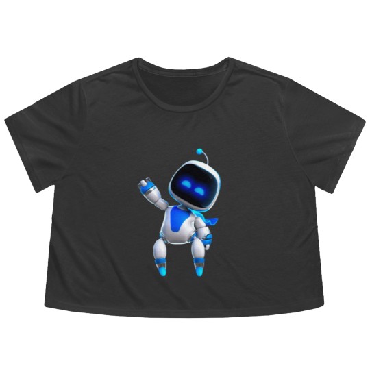 Discover astros playroom game  astrobot Flowy Cropped Tees