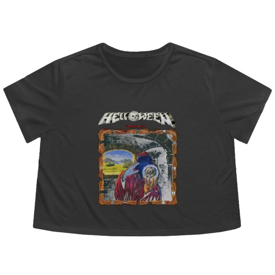 Discover 3 good designs helloween band Flowy Cropped Tees