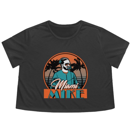 Discover Miami Mike Flowy Cropped Tees, Mike McDaniel Flowy Cropped Tees