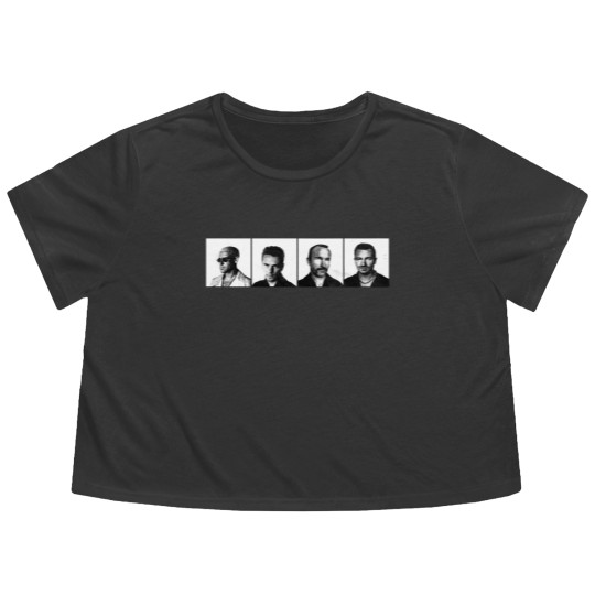 Discover VINTAGE U2 Pop Mart Flowy Cropped Tees
