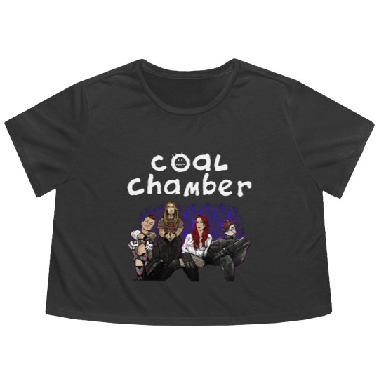 Discover Coal Chamber Band Flowy Cropped Tees