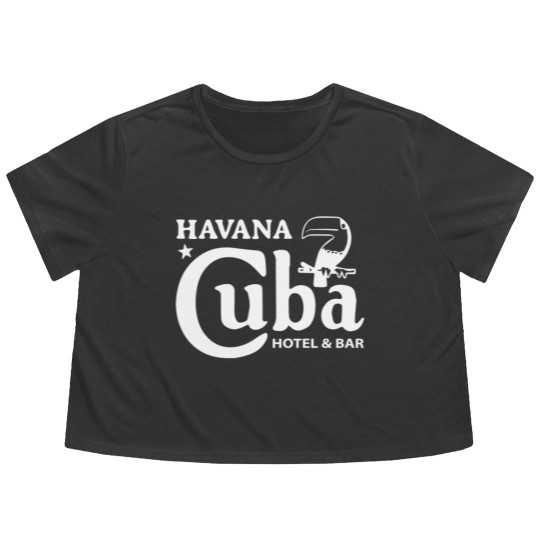 Discover Havana Cuba Flowy Cropped Tees