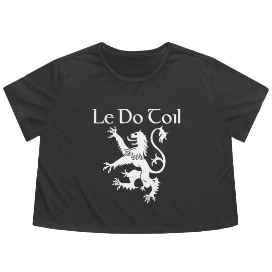 Discover Beer Please In Scots Gaelic Flowy Cropped Tees | Lion Rampant Of Scotland Gifts | Scottish Heritage Flowy Cropped Tees