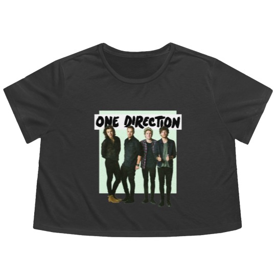 Discover Heavy Metal Direction Flowy Cropped Tees , One Direction vintage Flowy Cropped Tees