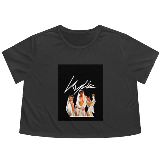 Discover Kylie Minogue Fever Cant Get You Out Of My Head Graphic Flowy Cropped Tees