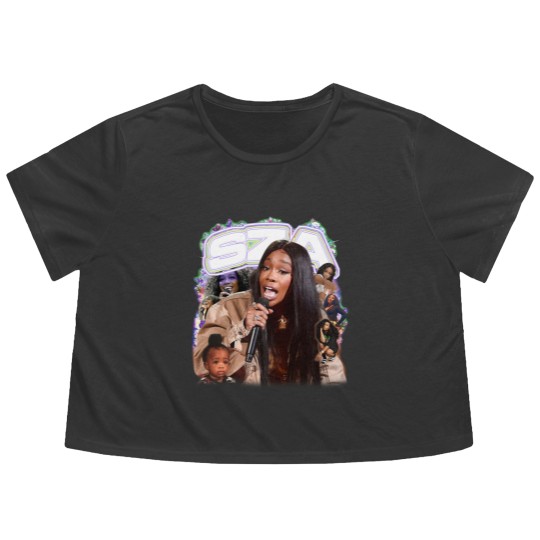 Discover SZA Woman Flowy Cropped Tees / Men Flowy Cropped Tees / Racerback Tank / Unisex Sweat / Unisex Flowy Cropped Tees