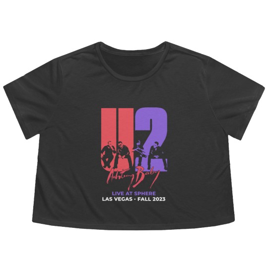 Discover Las Vegas U2 Ultraviolet Sphere 2023, U2 Graphic music Flowy Cropped Tees