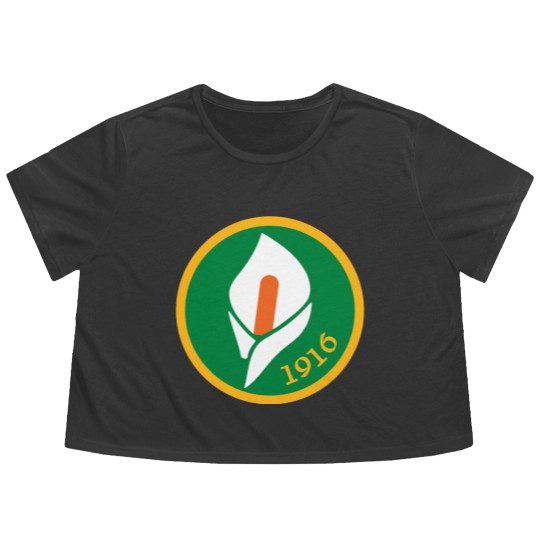Discover Easter Rising - 1916 - Easter Lily  | Essential Flowy Cropped Tees