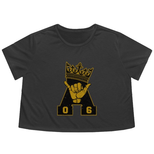 Discover Alpha Fraternity Phi Men'S Alpha Frat 1906 Black G Flowy Cropped Tees