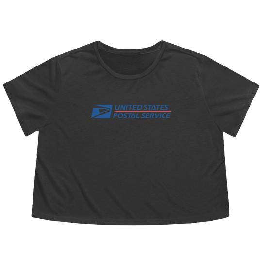 Discover Mail Carrier Unisex Heavy Cotton Flowy Cropped Tees