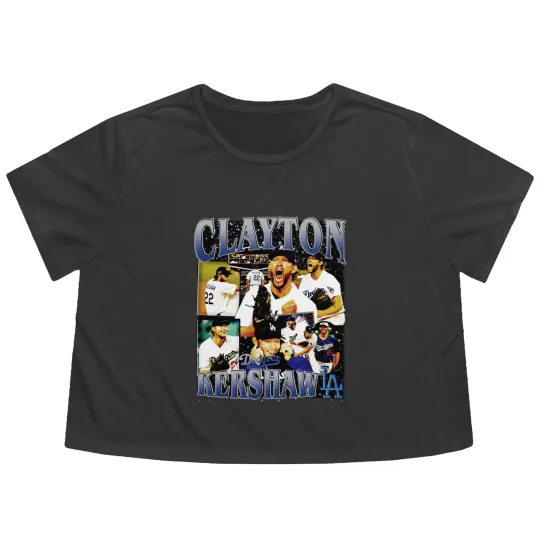 Discover Clayton Kershaw Vintage Flowy Cropped Tees