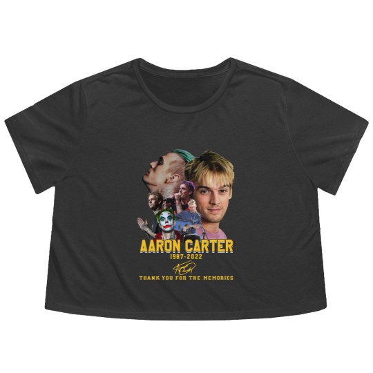 Discover Aaron Carter Flowy Cropped Tees