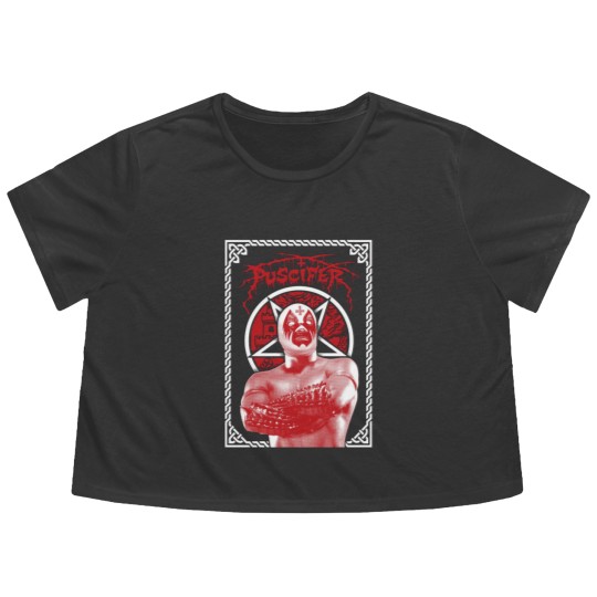 Discover PUSCIFER BAND Flowy Cropped Tees