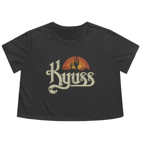 Discover Kyuss Sunset 1987 | Essential Flowy Cropped Tees