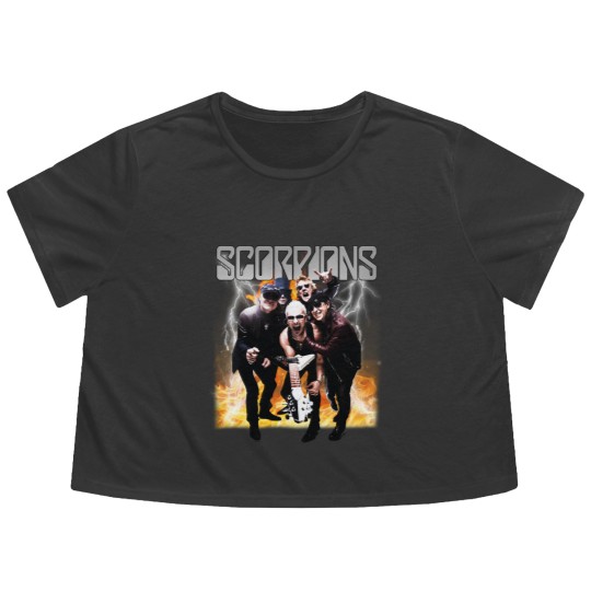 Discover Scorpions Rock Believer World Tour 2023  Flowy Cropped Tees